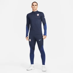 Nike Men's USA DF Strike Drill Top -Obsidian/Bright Blue/White 10 Nike Men's USA DF Strike Drill Top -Obsidian/Bright Blue/White -Sportswear Sales Store DH6462 451 PHSYM004 2000