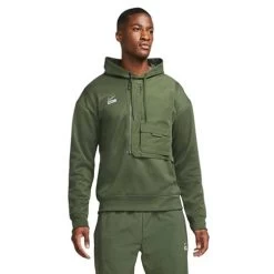 Men's Nike Dri-FIT FC Hoodie -Carbon Green
