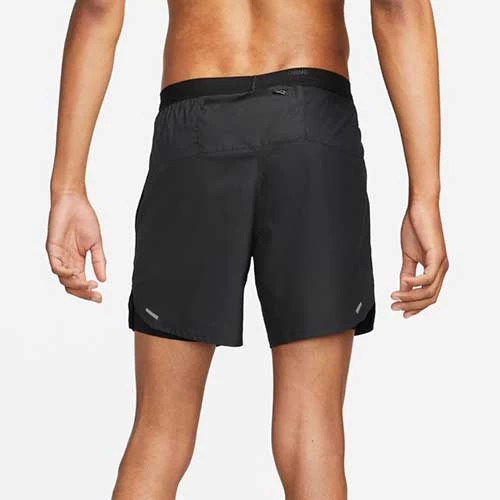Men's Nike Dri-FIT Stride 2in1 7in Short - Black 3 Men's Nike Dri-FIT Stride 2in1 7in Short - Black - Image 3