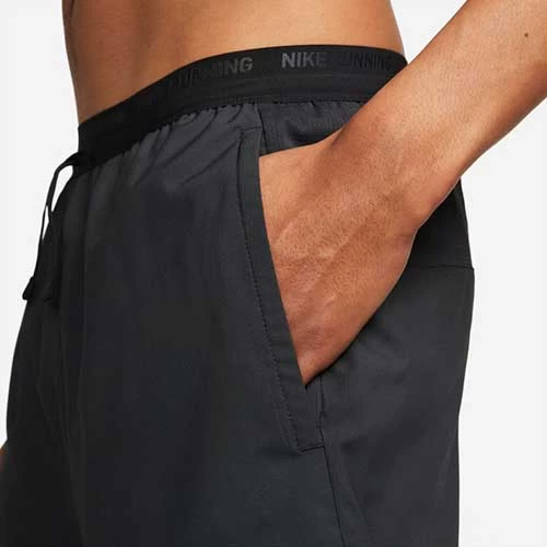 Men's Nike Dri-FIT Stride 2in1 7in Short - Black 4 Men's Nike Dri-FIT Stride 2in1 7in Short - Black - Image 4
