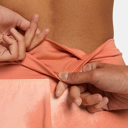 Women's Nike Dri-FIT Eclipse Short- Madder Root/Black 5 Women's Nike Dri-FIT Eclipse Short- Madder Root/Black - Image 5