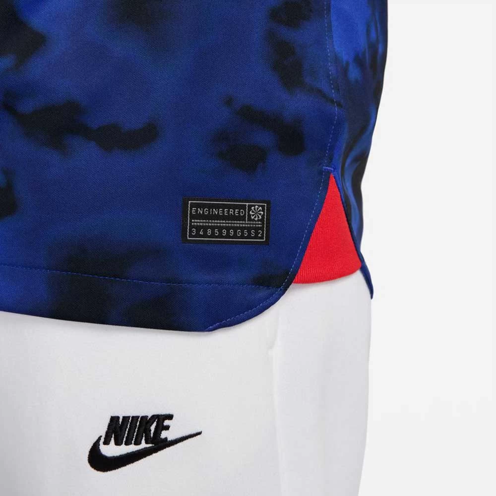 Men's Nike USA Dri-Fit 2022/23 Stadium Away Long Sleeve Jersey - Bright Blue/White 4 Men's Nike USA Dri-Fit 2022/23 Stadium Away Long Sleeve Jersey - Bright Blue/White - Image 4