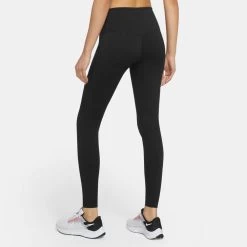 Womwn'a Nike Dri-FIT Go High Rise Tight - Black/Black -Sportswear Sales Store DQ5668 010 PHSBM001