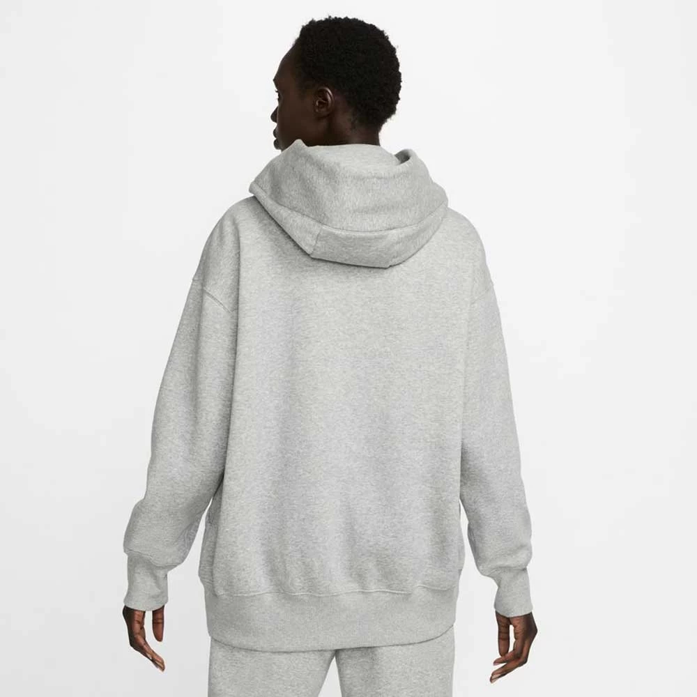 Nike Women's Fleece Oversized Pullover Hoodie - Dark Grey Heather/Sail 4 Nike Women's Fleece Oversized Pullover Hoodie - Dark Grey Heather/Sail - Image 4