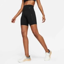 Women's Nike Dri-Fit Go High Rise 8in Short - Black 9 Women's Nike Dri-Fit Go High Rise 8in Short - Black -Sportswear Sales Store DQ5923 010 PHSBM001