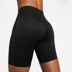 Women's Nike Dri-Fit Go High Rise 8in Short - Black 11 Women's Nike Dri-Fit Go High Rise 8in Short - Black -Sportswear Sales Store DQ5923 010 PHSYM004