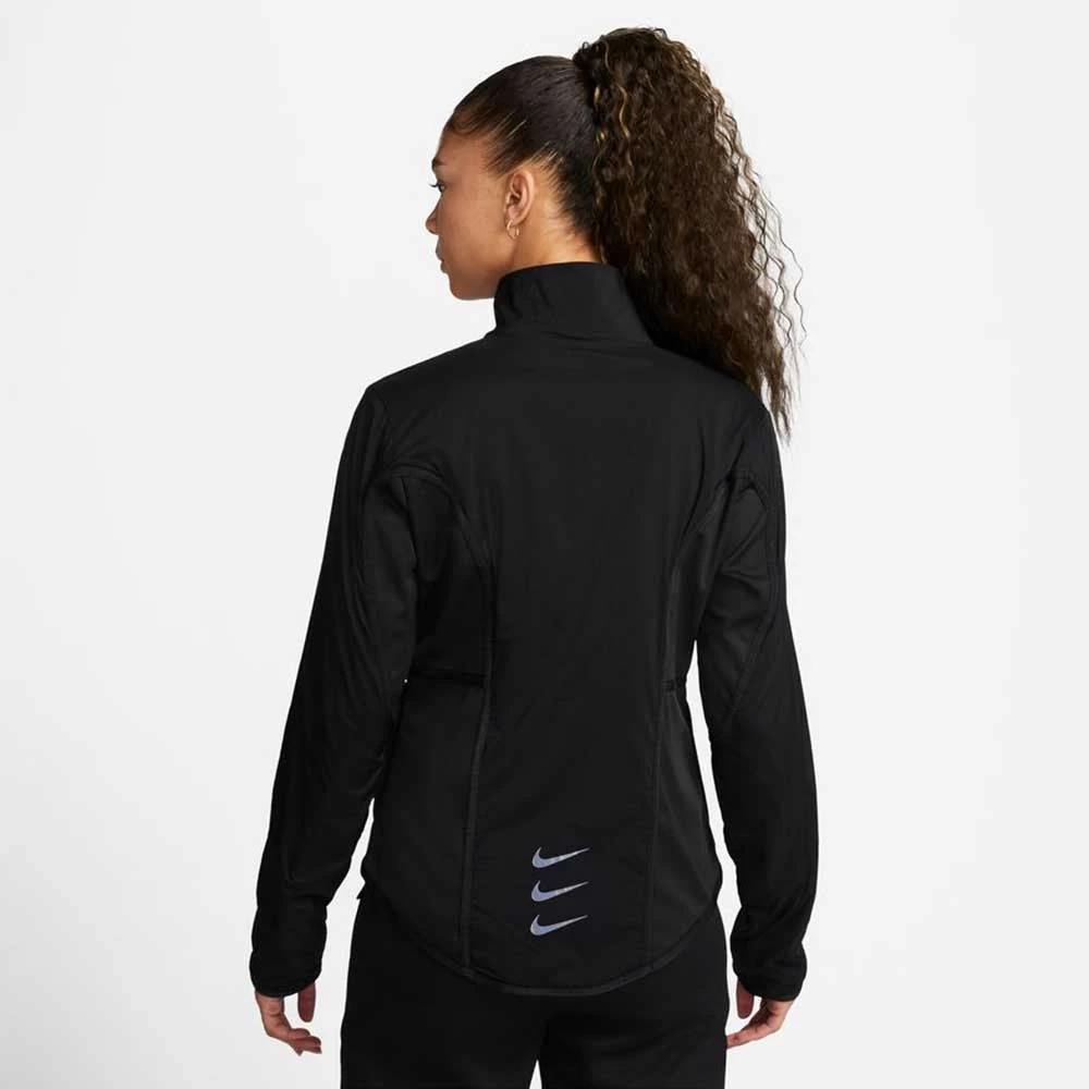Nike Women's Run Division Jacket - Black 2 Nike Women's Run Division Jacket - Black - Image 2