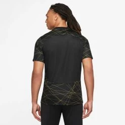 Nike Men's Paris Saint-Germain 2023/24 Stadium Fourth Jersey - Black/Tour Yellow -Sportswear Sales Store DR3969 011 PHSBM001