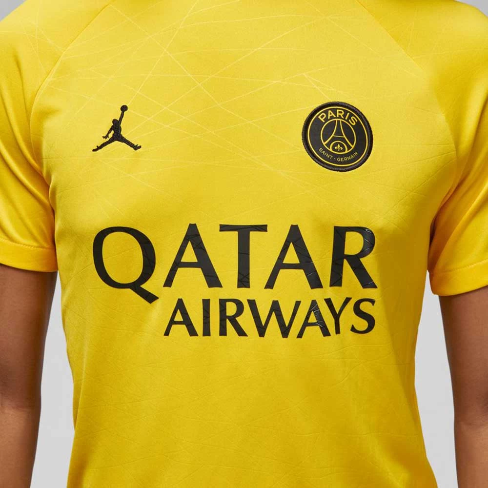 Nike Men's Paris Saint-Germain Dri-Fit Academy Pro - Tour Yellow 4 Nike Men's Paris Saint-Germain Dri-Fit Academy Pro - Tour Yellow - Image 4