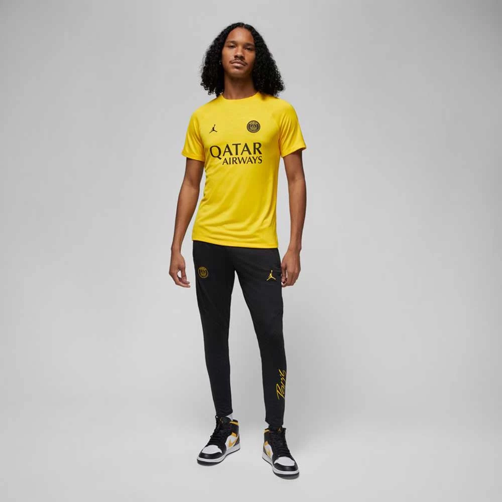 Nike Men's Paris Saint-Germain Dri-Fit Academy Pro - Tour Yellow 2 Nike Men's Paris Saint-Germain Dri-Fit Academy Pro - Tour Yellow - Image 2
