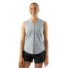Women's High Country Sleeveless Shirt - All Aboard Plaid