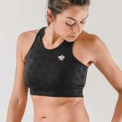 Women's Crop Hop Support & Pocket Bra - Black -Sportswear Sales Store DSC00818 5000x 0c6cc135 b964 4aa4 9dc2 5b816991620d