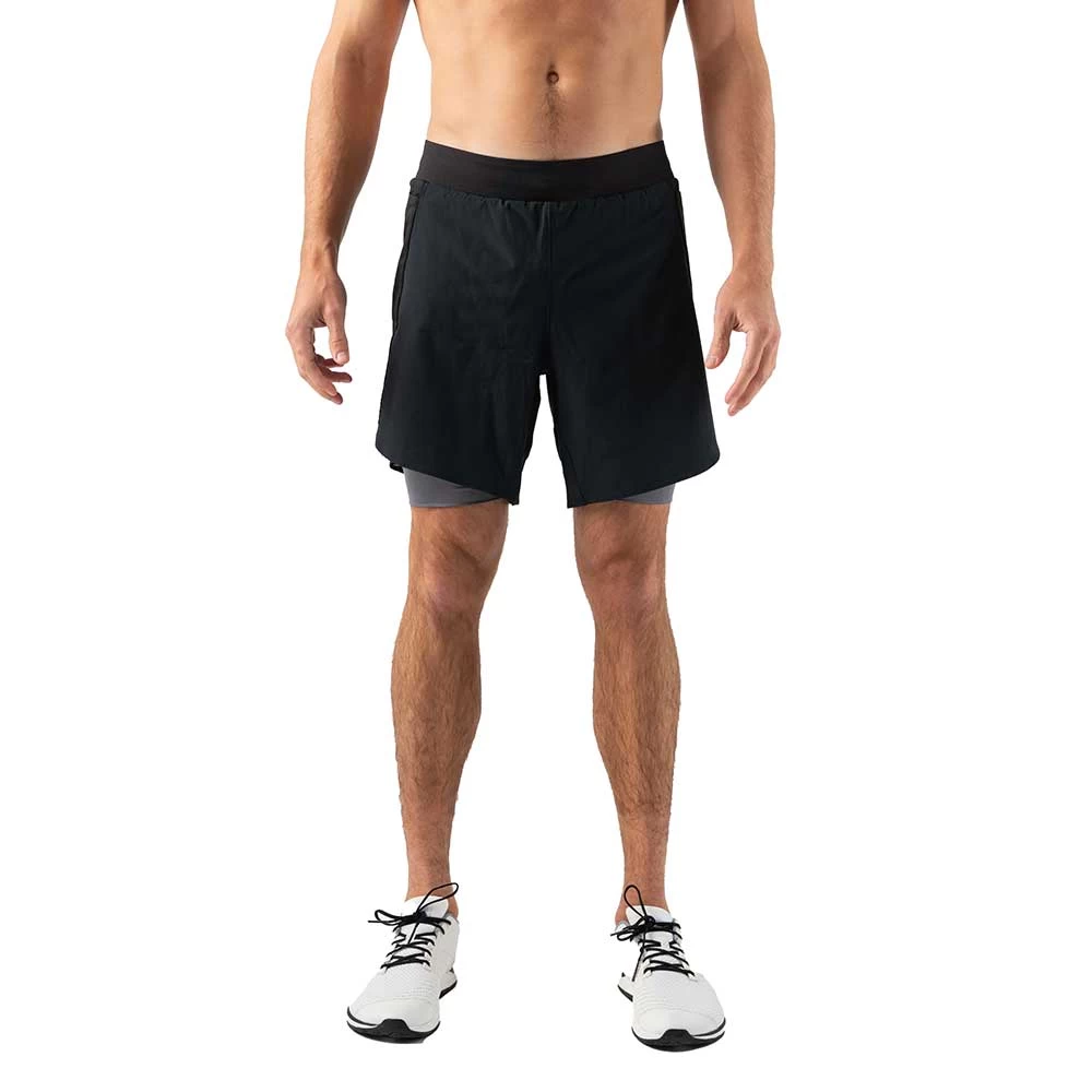 Men's FKT 2.0 7in 2in1 Shorts - Black 1 Men's FKT 2.0 7in 2in1 Shorts - Black