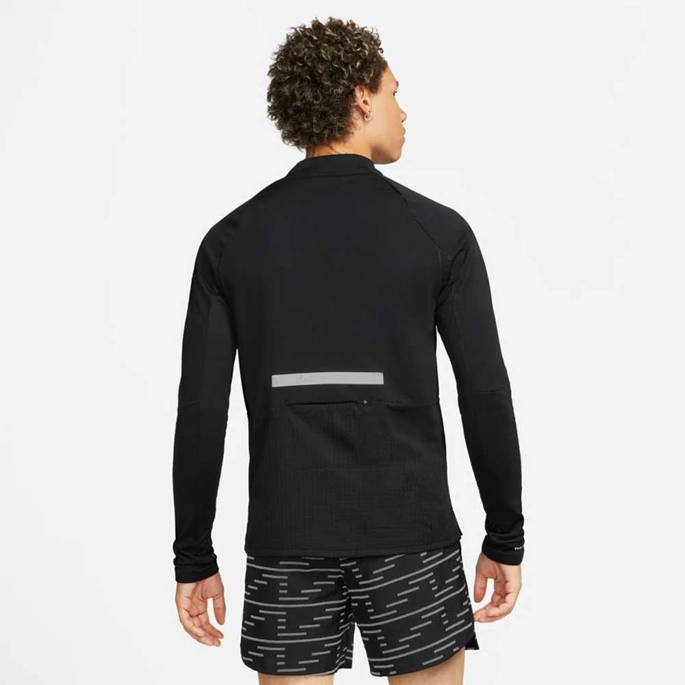 Nike Men's Run Division Element Top Half Zip - Black 2 Nike Men's Run Division Element Top Half Zip - Black - Image 2
