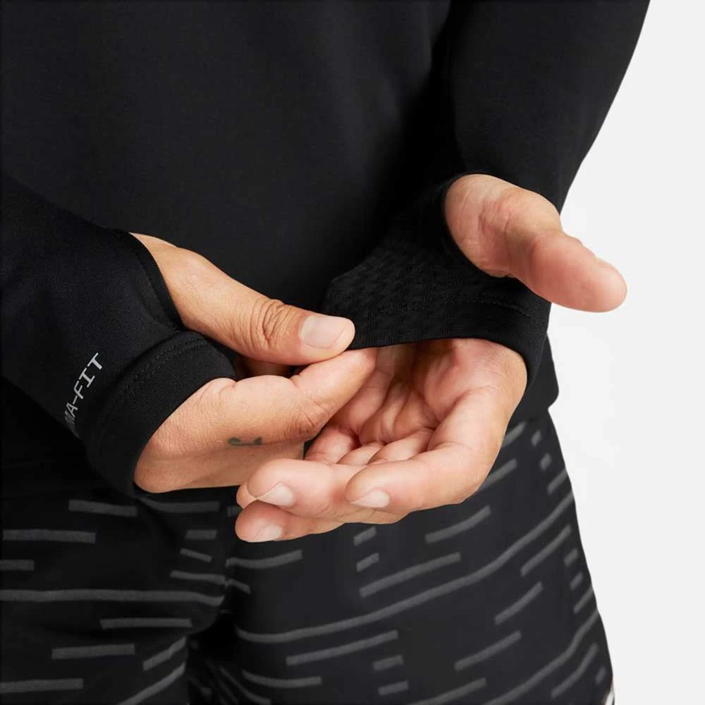Nike Men's Run Division Element Top Half Zip - Black 6 Nike Men's Run Division Element Top Half Zip - Black - Image 6