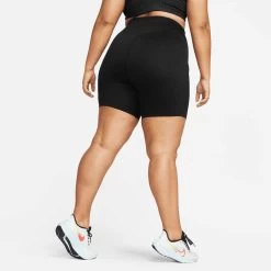 Nike Women's Dri-Fit Go High Rise 8in Short - Black -Sportswear Sales Store DX3512 010 PHSBM001 2000