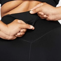 Nike Women's Dri-Fit Go High Rise 8in Short - Black -Sportswear Sales Store DX3512 010 PHSYM006 2000