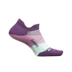 Feetures Unisex Elite Ultra Light No Show Tab Socks - Peak Purple