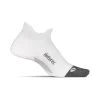 Feetures Unisex Elite Light Cushion No Show Tab Sock - White