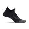 Feetures Unisex Elite Ultra Light No Show Tab Sock - Black