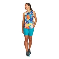 Women's Run All Day Tank - Blu Collage 10 Women's Run All Day Tank - Blu Collage -Sportswear Sales Store EILkupHE