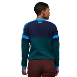 Cotopaxi Women's Bandera Organic Sweatshirt - Maritime/Deep Ocean -Sportswear Sales Store F22 W Bandera Sweatshirt Maritime Deep Ocean 235
