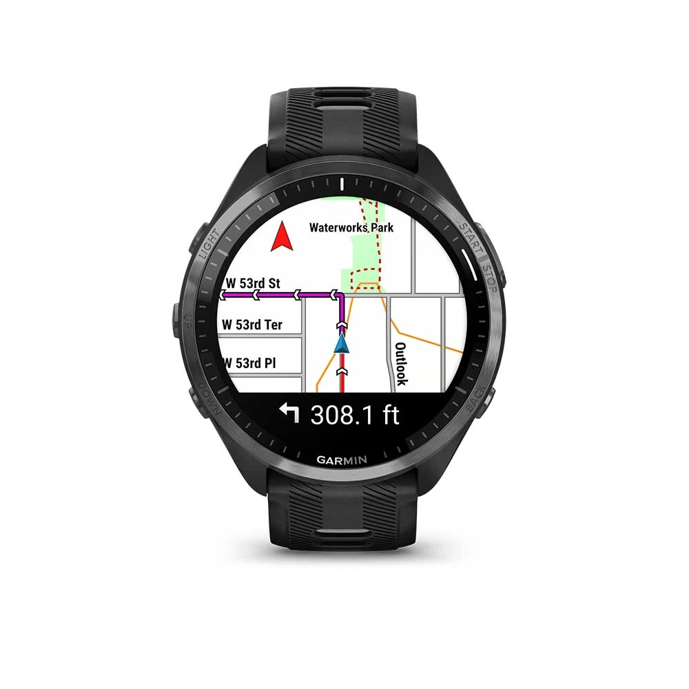 Garmin Forerunner 965 Running Watch - Black/Powder Gray 5 Garmin Forerunner 965 Running Watch - Black/Powder Gray - Image 5