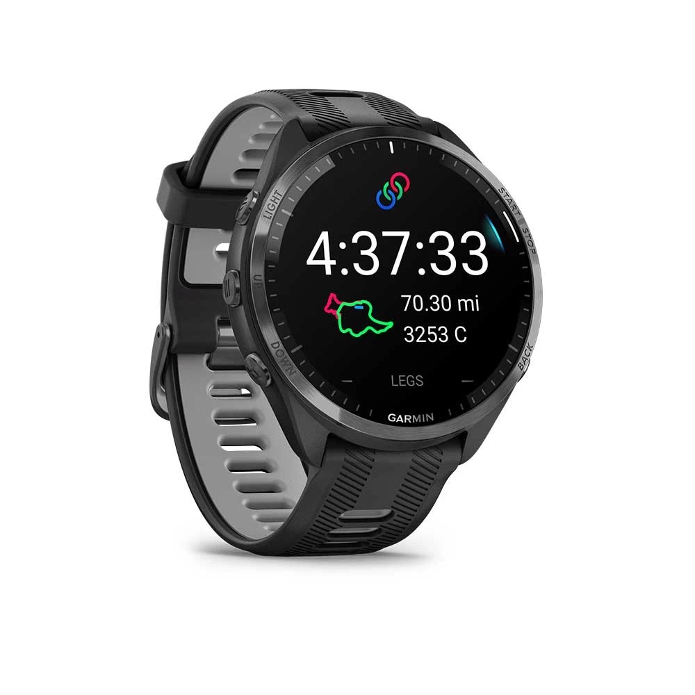 Garmin Forerunner 965 Running Watch - Black/Powder Gray 1 Garmin Forerunner 965 Running Watch - Black/Powder Gray