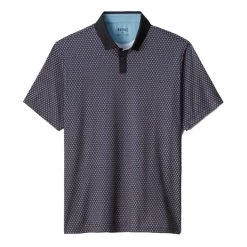 Men's Golf Sport Polo - Black Geo