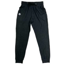 Men's Performance Tech Jogger - Black/Black Woven Gazelle Patch