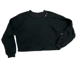 Women's Love To Run Raglan Pullover Fleece - Black/Grey/Dusty Orchid