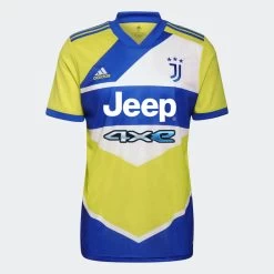ADIDAS Juventes 21/22 3rd Jersey - Shock Yellow/Hi Res Blue