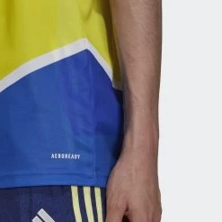 ADIDAS Juventes 21/22 3rd Jersey - Shock Yellow/Hi Res Blue -Sportswear Sales Store Juventus 21 22 Third Jersey Yellow GS1439 41 detail