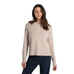 LOLE Women's Camille Crew Neck Sweater - Abalone Heather