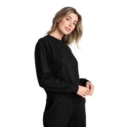 LOLE Women's Om Tech Crew Neck Long Sleeve Top - Black Beauty -Sportswear Sales Store LSW4404 N415 3 2048x2860 eb55e84c 1a40 47ec 89d0 db514259dd57