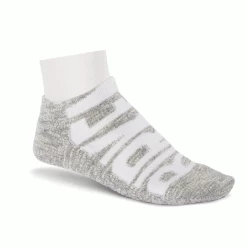 Birkenstock Women's Sneaker Logo Slub Socks - Grey Melange