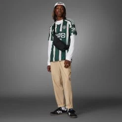 ADIDAS Men's Manchester United 23/24 Away Jersey - Green Night, Core White, Active Maroon -Sportswear Sales Store Manchester United 23 24 Away Jersey Green HR3675 HM5