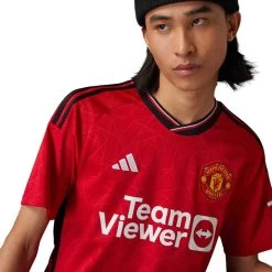 ADIDAS Men's MUFC Home Jersey - Tmcord 10 ADIDAS Men's MUFC Home Jersey - Tmcord -Sportswear Sales Store Manchester United 23 24 Home Jersey Red IP1726 HM4