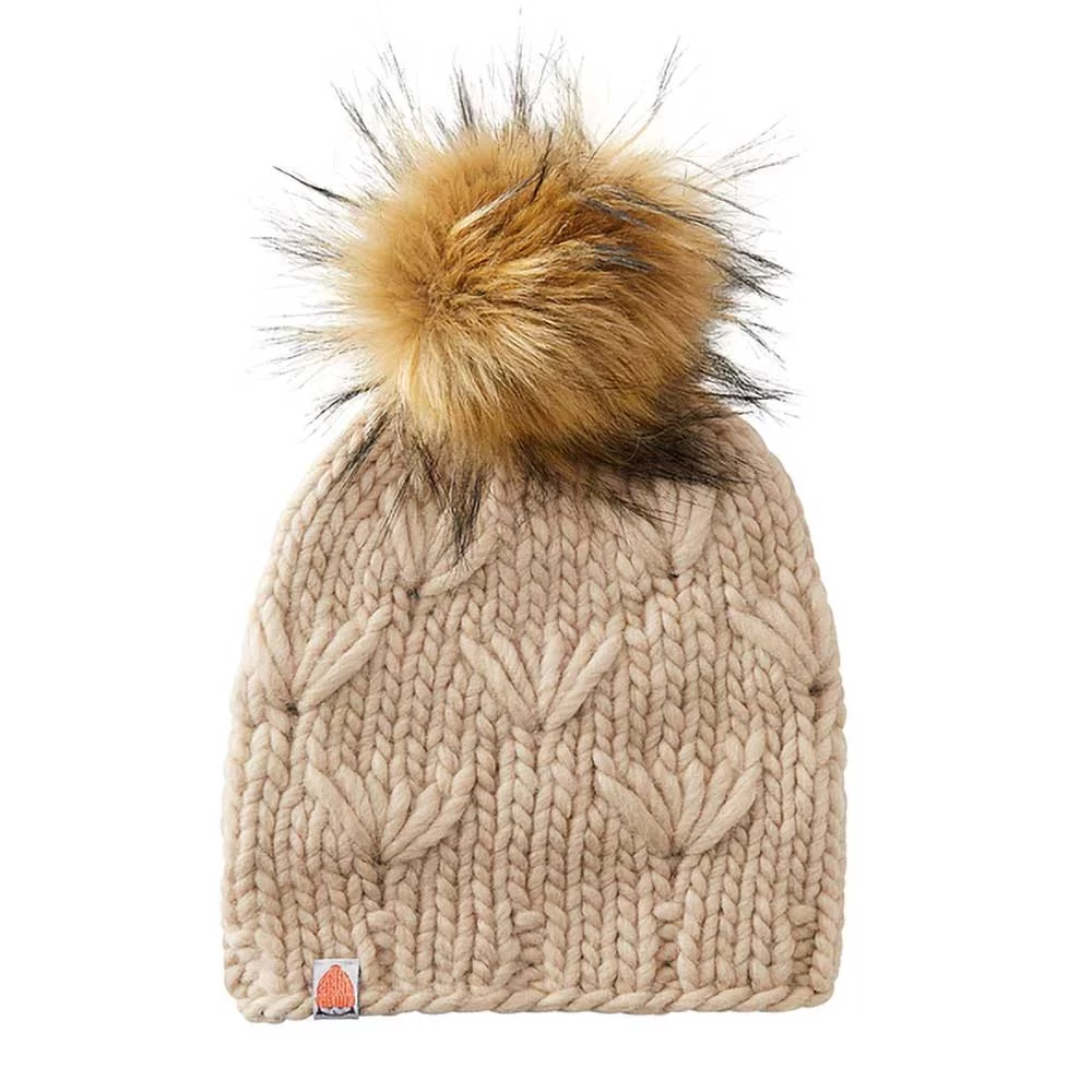 Women's Motley Beanie - Camel 1 Women's Motley Beanie - Camel