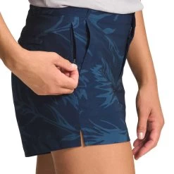 NORTH FACE Women's Never Stop Wearing Short - Summit Navy Tropical Paintbrush Print -Sportswear Sales Store NF0A7WS9 I7J alt1