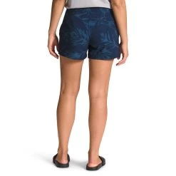 NORTH FACE Women's Never Stop Wearing Short - Summit Navy Tropical Paintbrush Print -Sportswear Sales Store NF0A7WS9 I7J back
