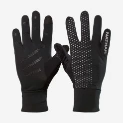Nathan HyperNight Reflective Glove - Black/Geo Print