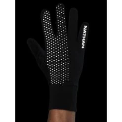 Nathan HyperNight Reflective Glove - Black/Geo Print -Sportswear Sales Store NS10460 00180 HyperNightReflectiveGlove onBody 1 720x 21c9f188 fe21 4760 9179 29f7ba30cdf7