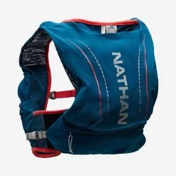 Nathan Women's VaporAiress Lite 4L Vest - Marine Blue/Hibiscus