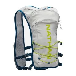 Nathan Unisex QuickStart 2.0 6L Hydration Pack - Vapor Grey/Finish Lime