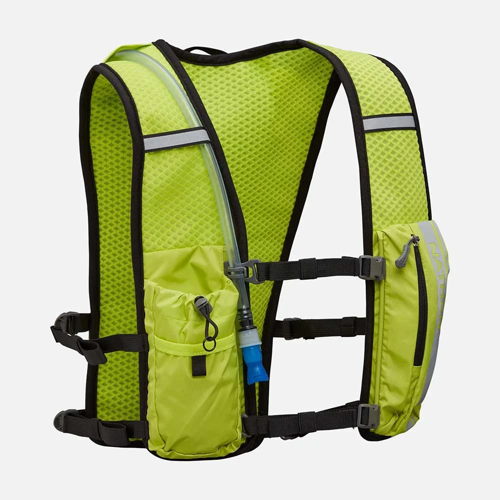 Nathan HyperNight QuickStart 2.0 4L Hydration Pack - Hi Vis Yellow/Geo Print 2 Nathan HyperNight QuickStart 2.0 4L Hydration Pack - Hi Vis Yellow/Geo Print - Image 2