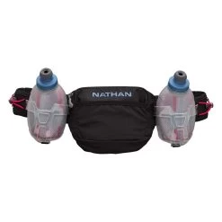 Nathan Trail Mix Plus 20oz Insulated 3.0 Hydration Belt - Black/Deep Blue