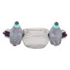 Nathan Trail Mix Plus 20oz Insulated 3.0 Hydration Belt - Vapor Grey/Magenta