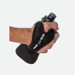 Nathan Unisex QuickSqueeze Lite Insulated 12oz - Black/Marine Blue -Sportswear Sales Store NS40060 00030 12oz QuickSqueezeLite12Insulated onBody 2 900x 1