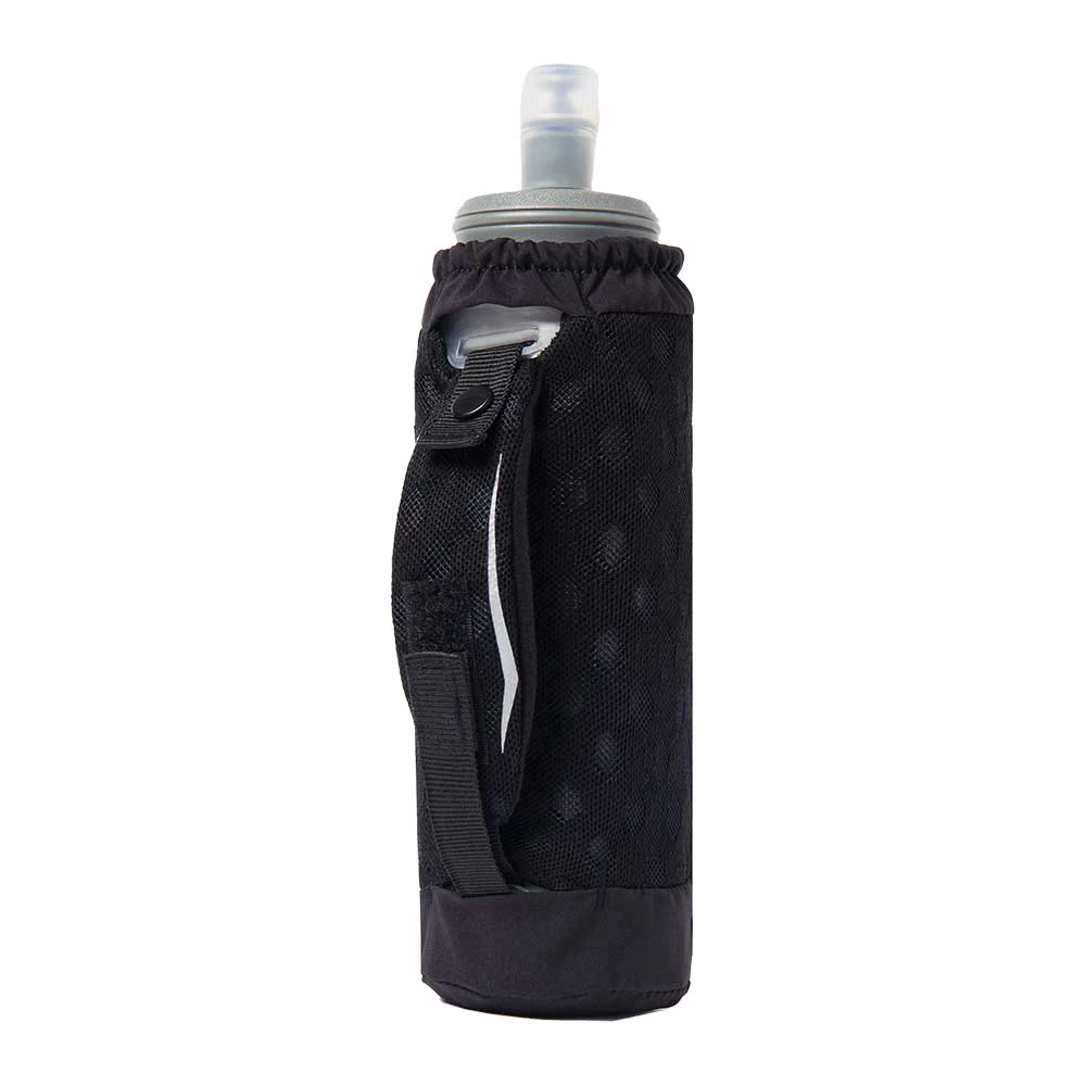 Nathan ExoShot 2.0 (14oz) Handheld Water Bottle - Black/Ribbon Red 2 Nathan ExoShot 2.0 (14oz) Handheld Water Bottle - Black/Ribbon Red - Image 2
